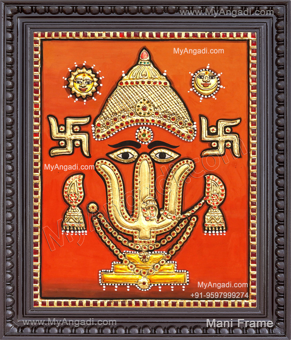 Rani Sati Dadi Ji Tanjore Painting
