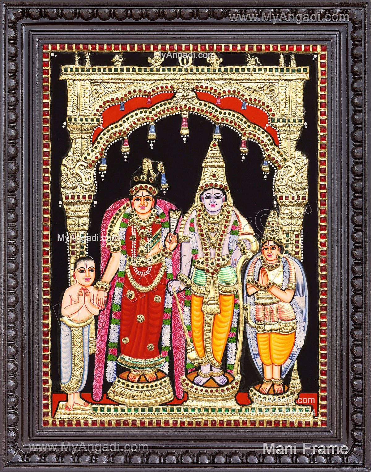 Andal Rangamannar Tanjore Painting