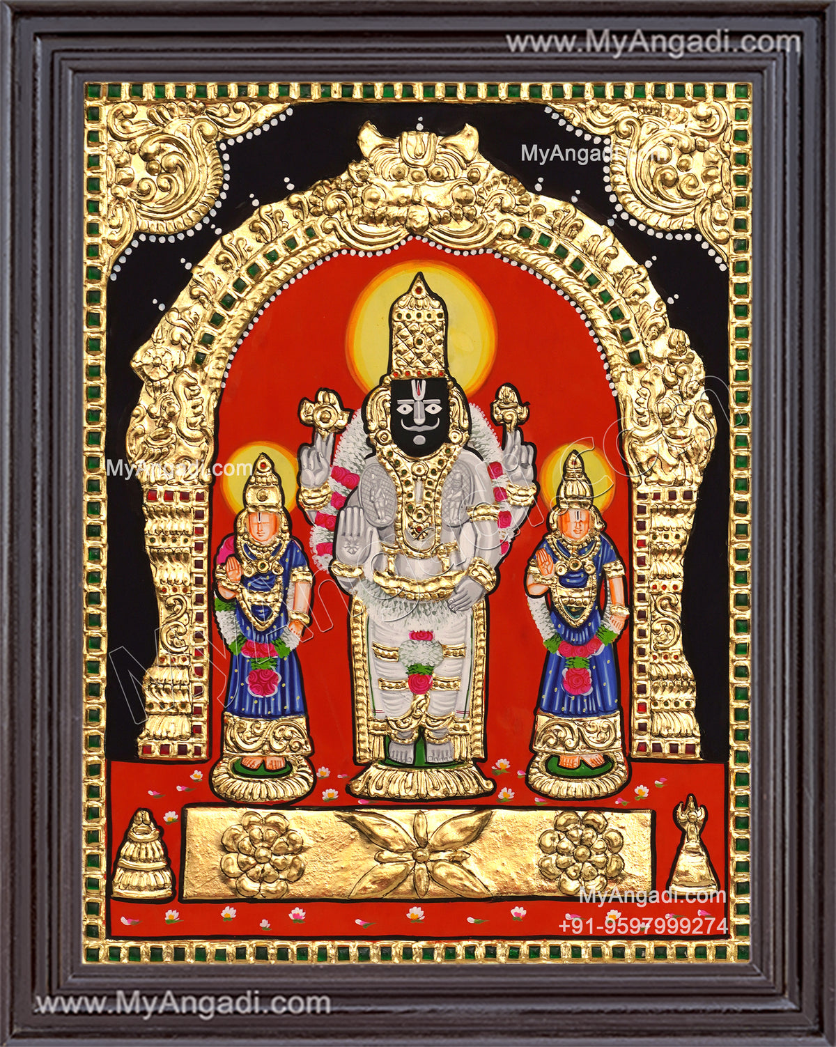 Kuladeivam Tanjore Painting
