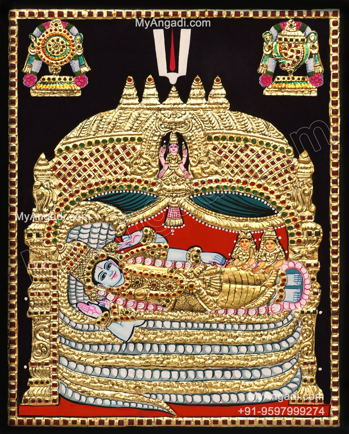Ranganathar Tanjore Painting