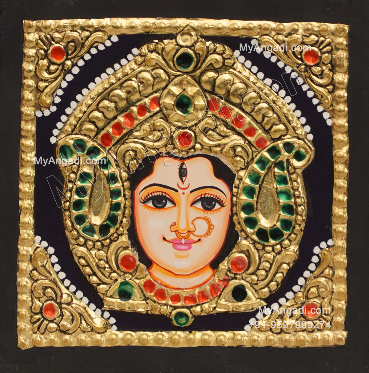 Annapoorani tanjore painting