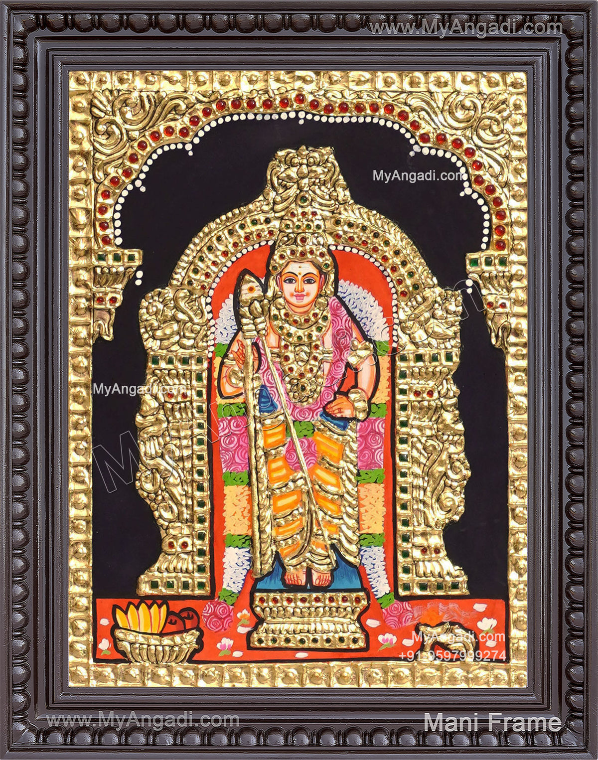 Murugar Tanjore Painting
