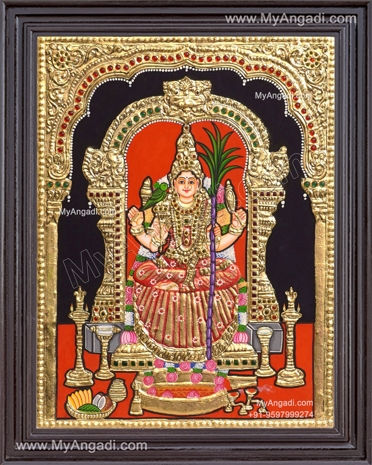 Kamatchi Tanjore Painting