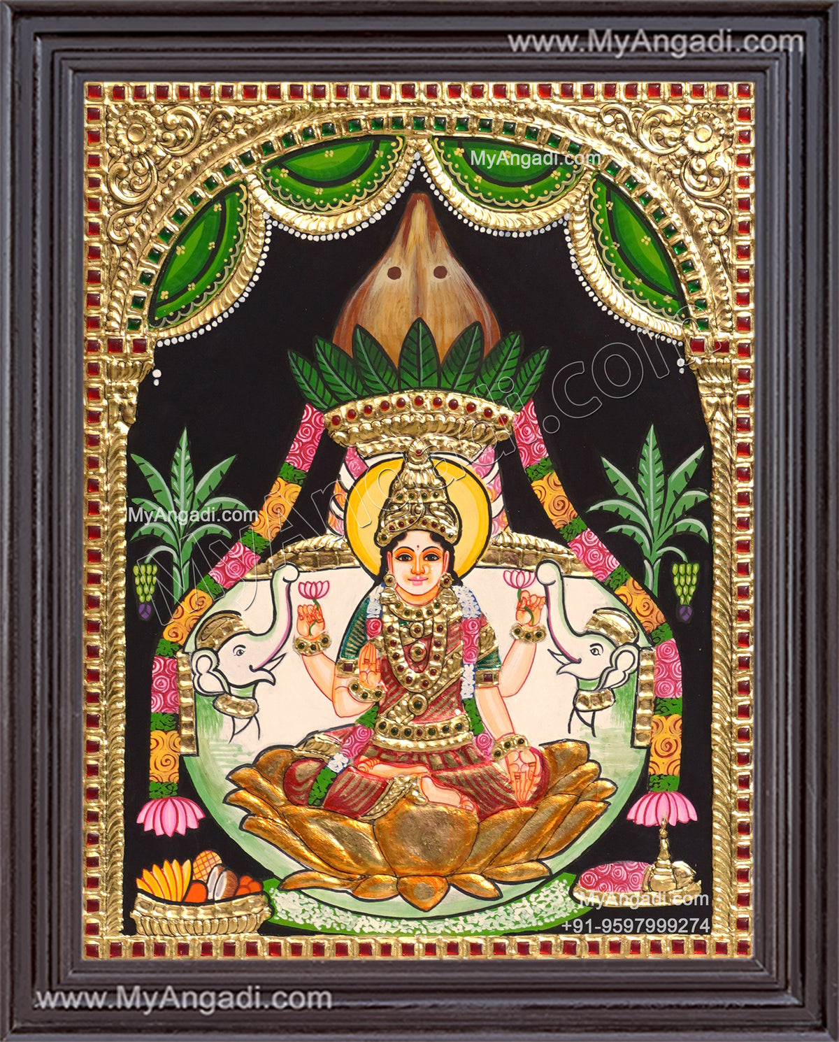 Vara Mahalakshmi Tanjore Painting