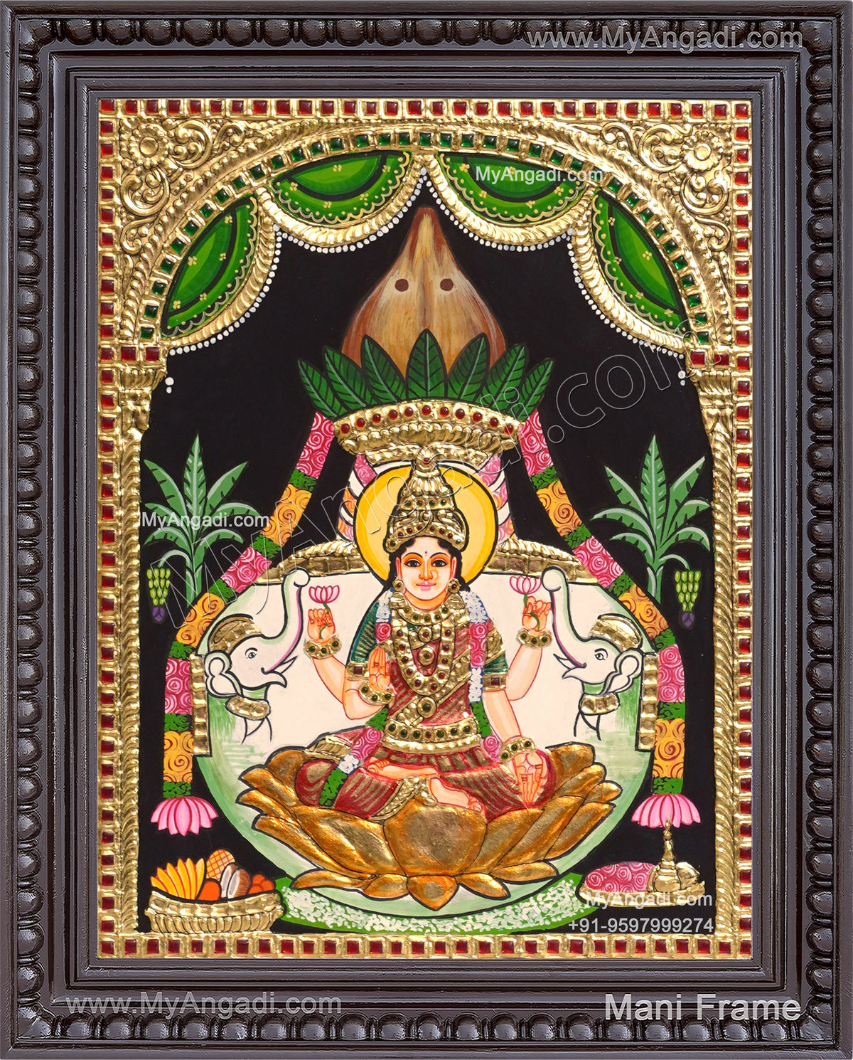 Vara Mahalakshmi Tanjore Painting