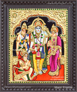 Ram Darbar Tanjore Painting