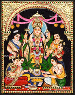 Sathyanarayana Tanjore Painting