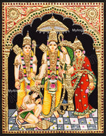Ram Parivar Tanjore Painting