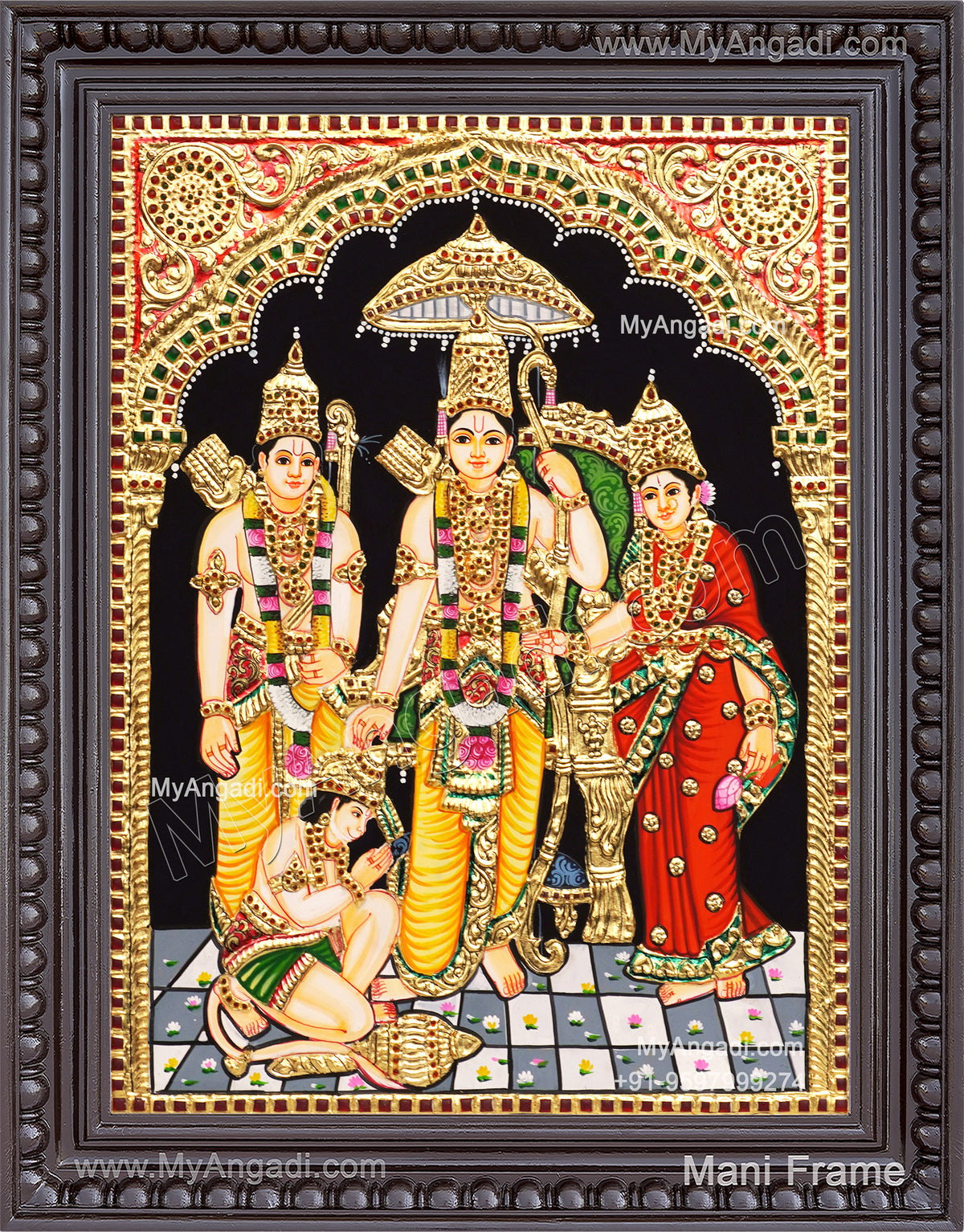Ram Parivar Tanjore Painting