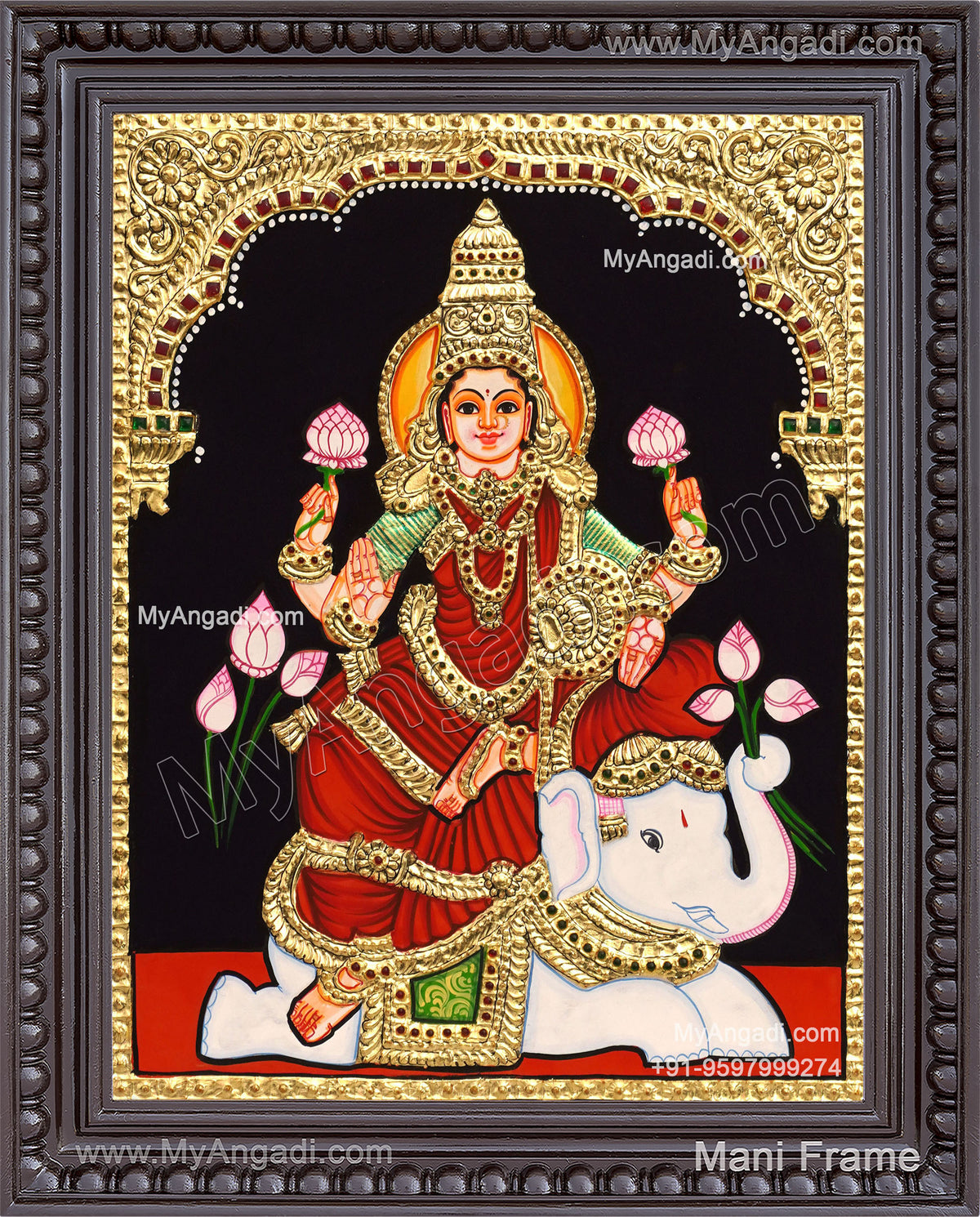 Gajalakshmi Tanjore Paintings