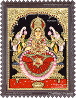 Gaja Lakshmi Tanjore Painting