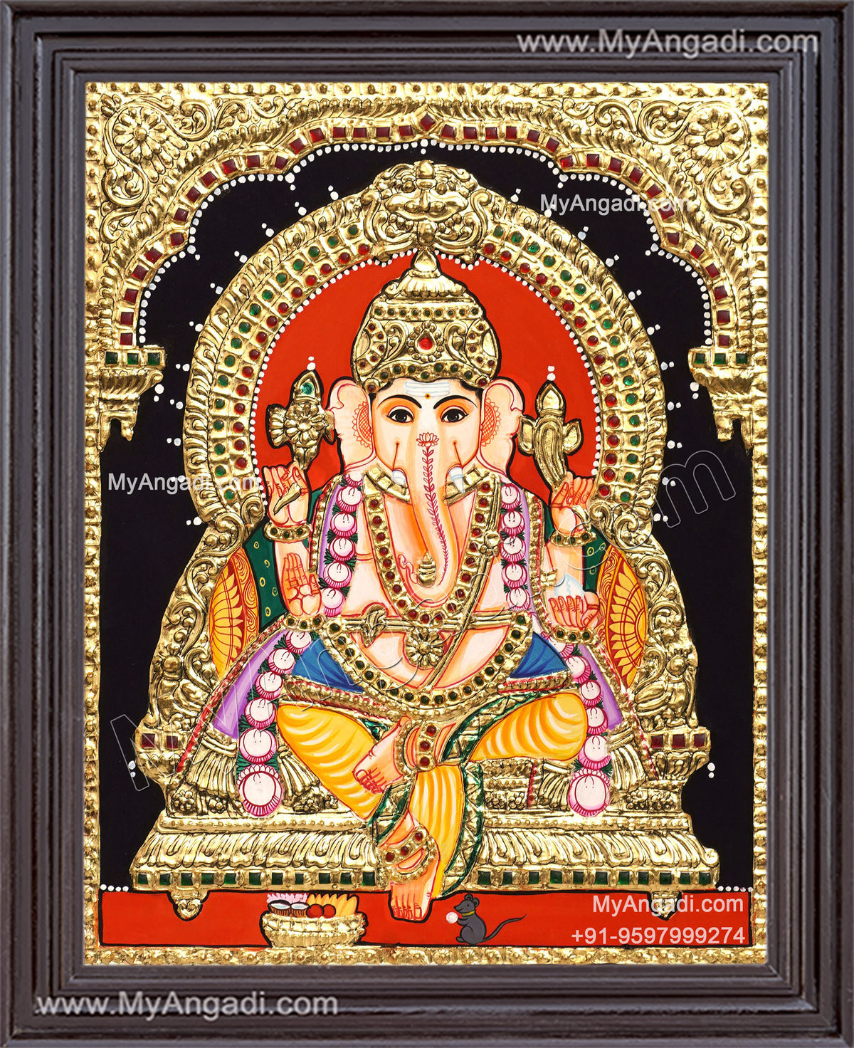 Vinayagar Tanjore Painting
