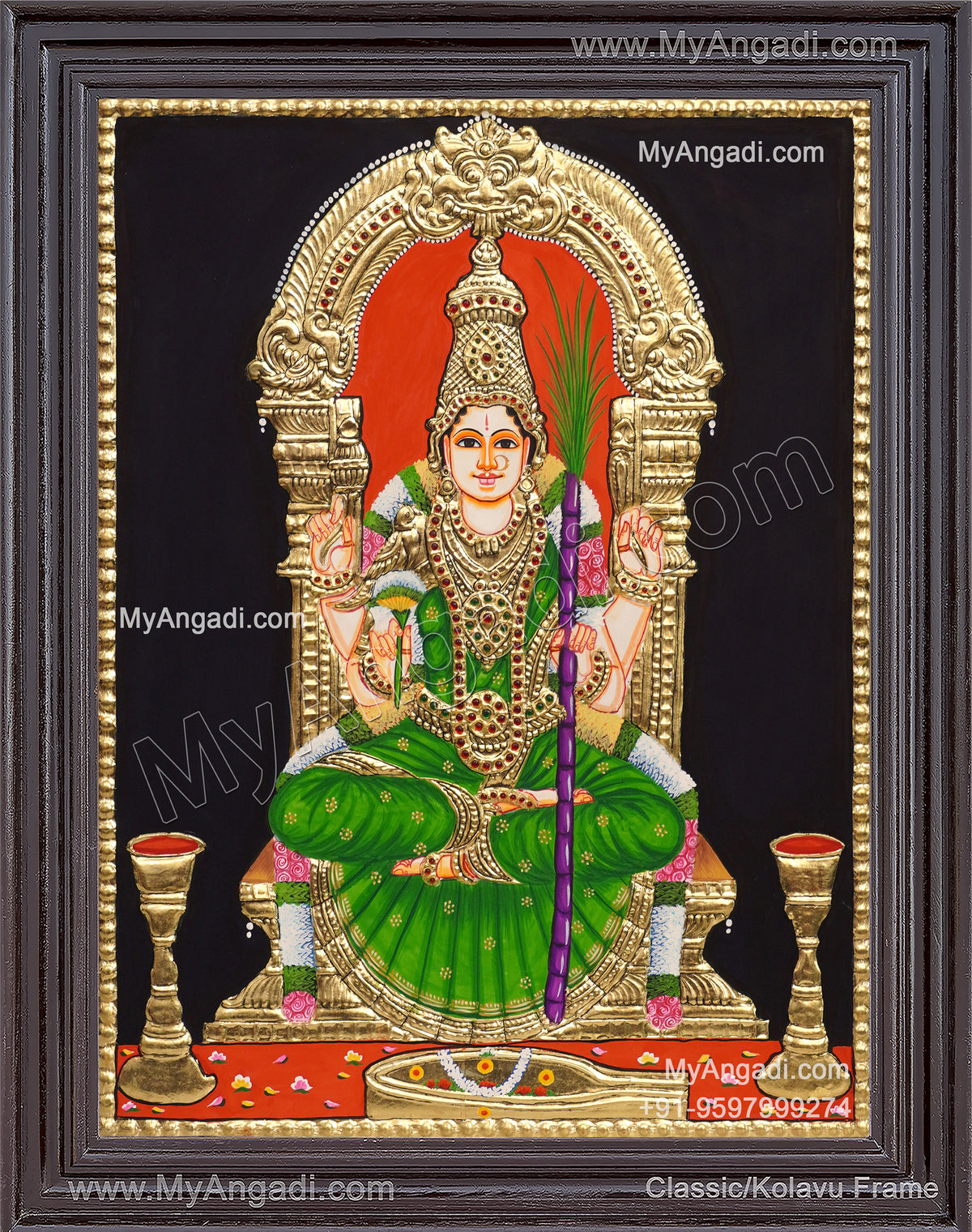 Kamatchi Tanjore Painting