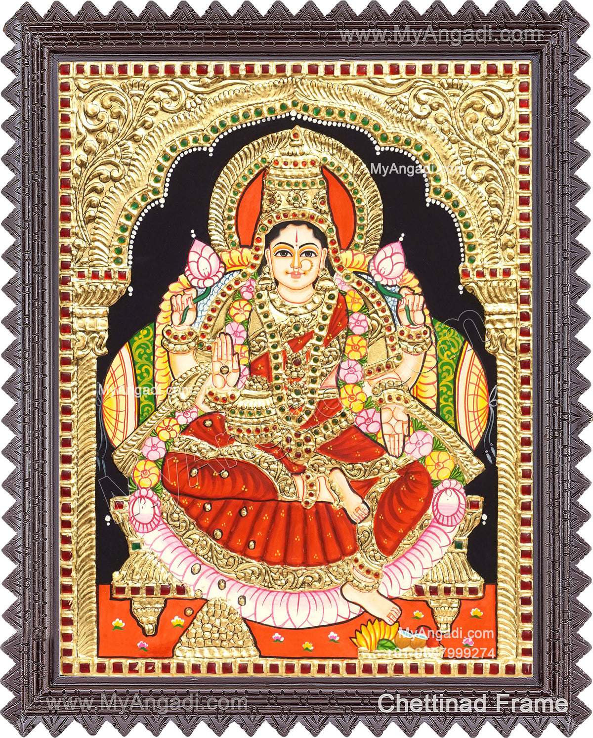 Lakshmi Tanjore Painting