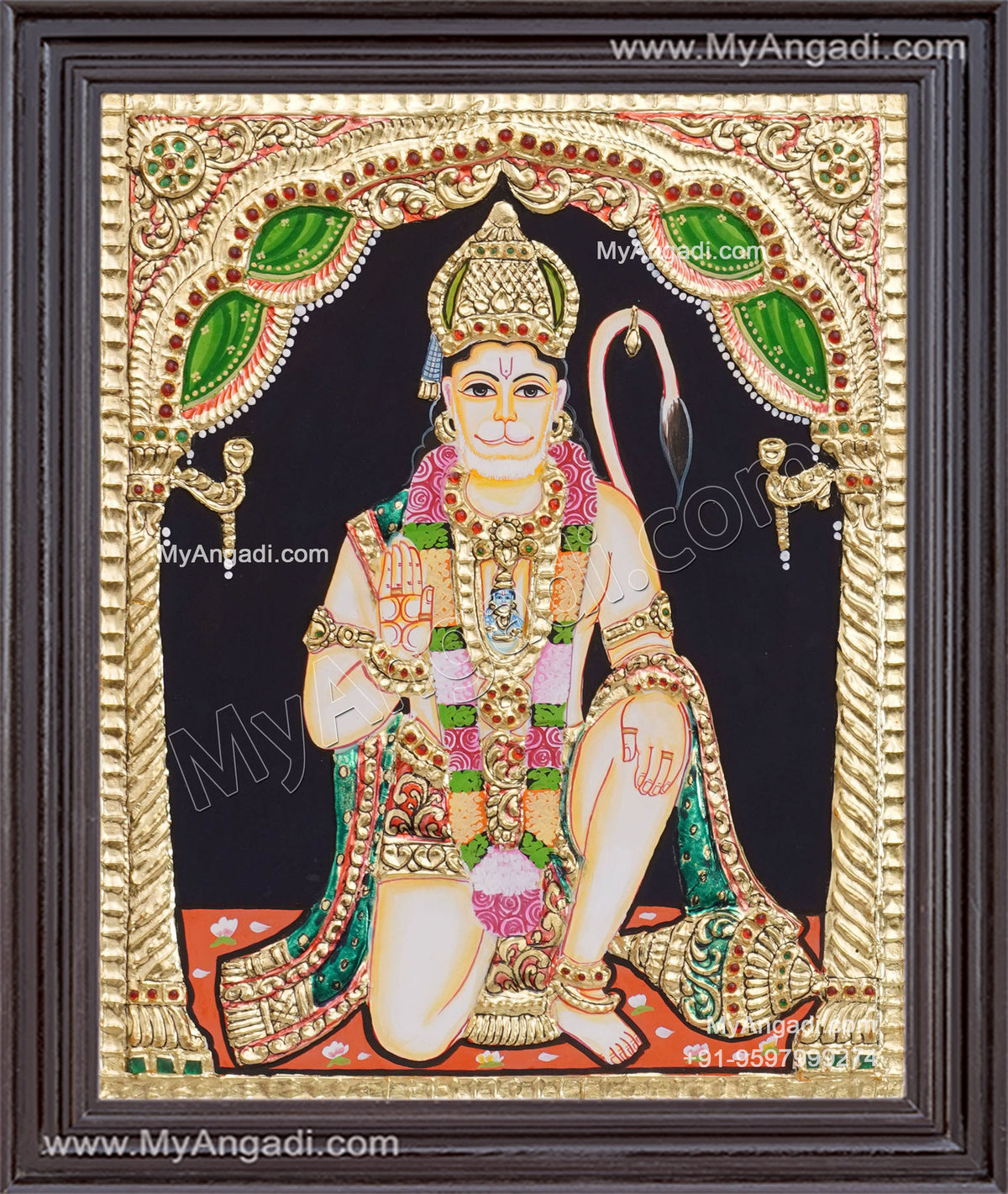 Anjaneya Tanjore Painting