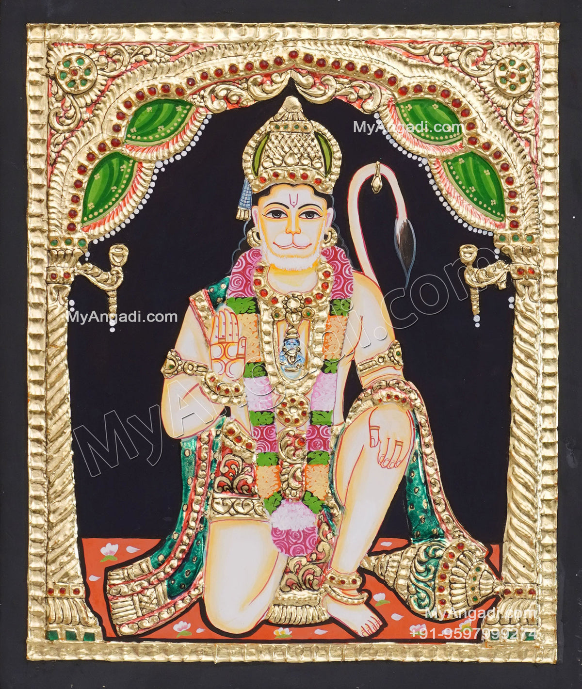 Anjaneya Tanjore Painting