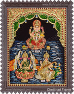 Ganesh Lakshmi Saraswathi Tanjore Painting