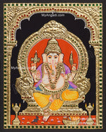 5 Set Ganesha Murugan Balaji Lakshmi Saraswathi Tanjore painting