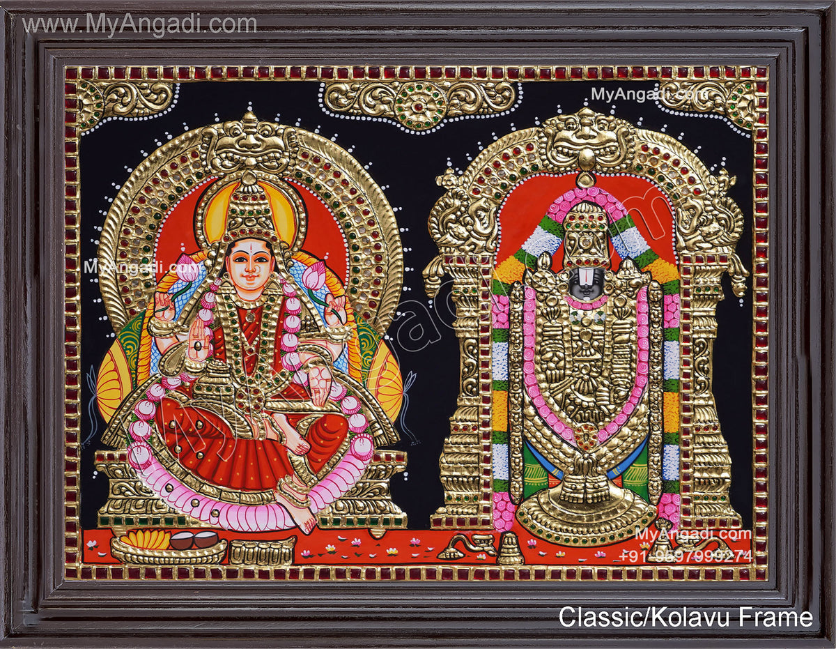 Balaji Lakshmi Tanjore Painting