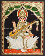 5 Set Ganesha Murugan Balaji Lakshmi Saraswathi Tanjore painting