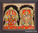 3D Balaji Thayar Tanjore Painting