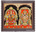 3D Balaji Thayar Tanjore Painting
