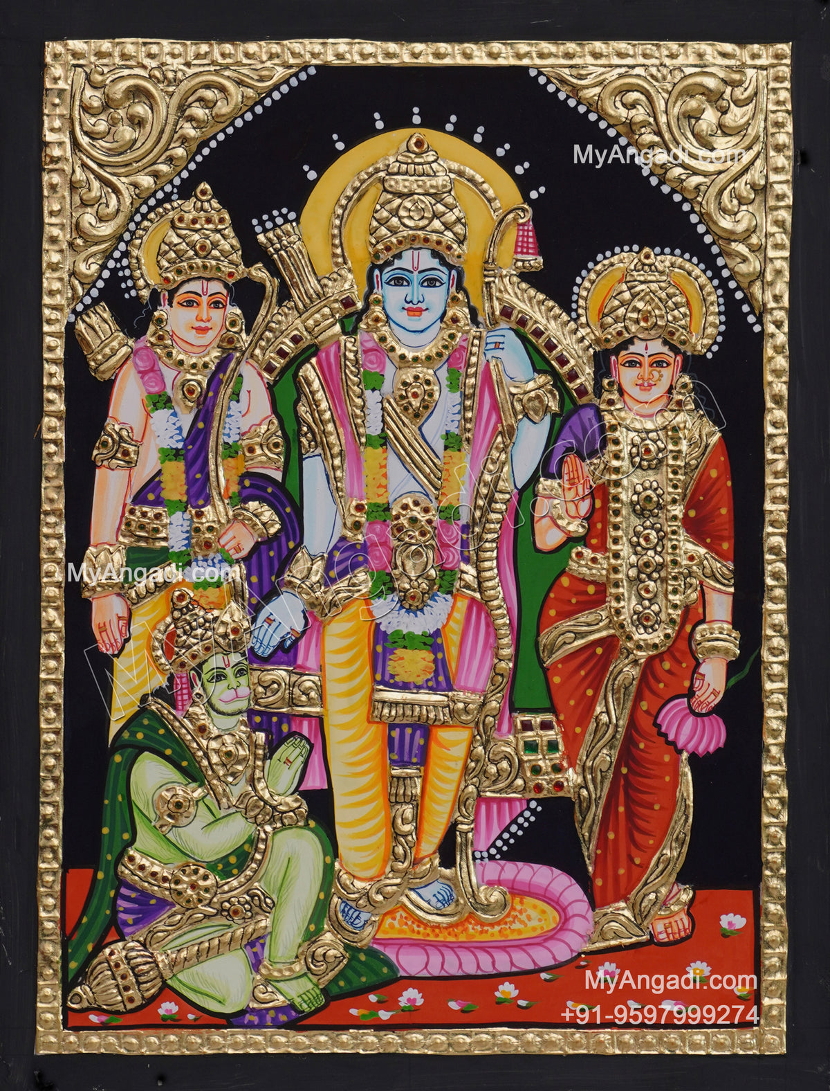 Ram Darbar Tanjore Painting