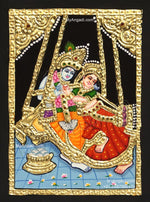 Radha Krishna Tanjore Paintings