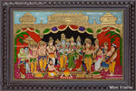 Srinivasa Kalyanam Tanjore Painting