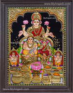 Kubera Lakshmi Tanjore Painting