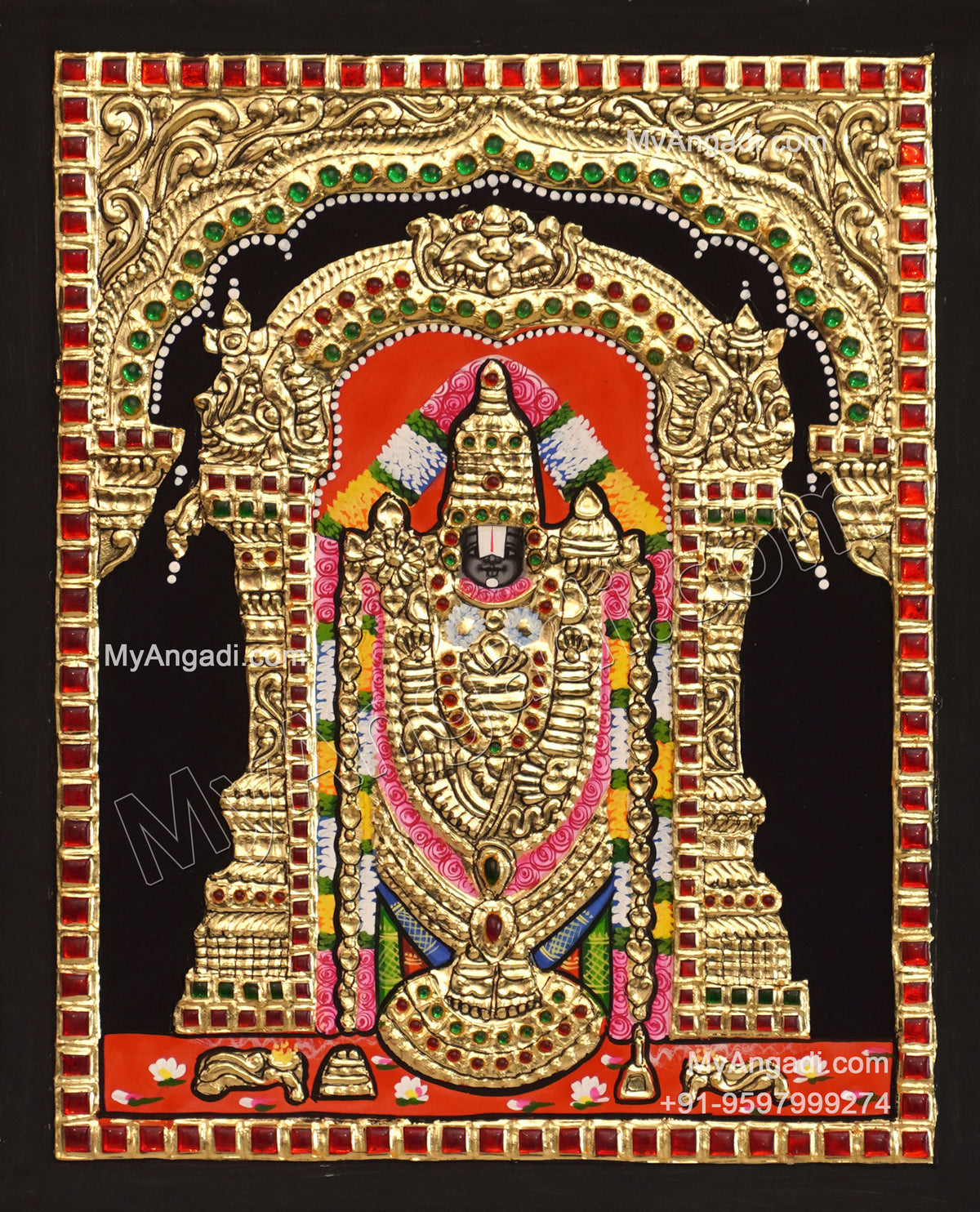 Balaji Tanjore Painting