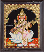 Saraswathi Tanjore Painting