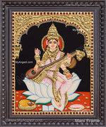 Saraswathi Tanjore Painting