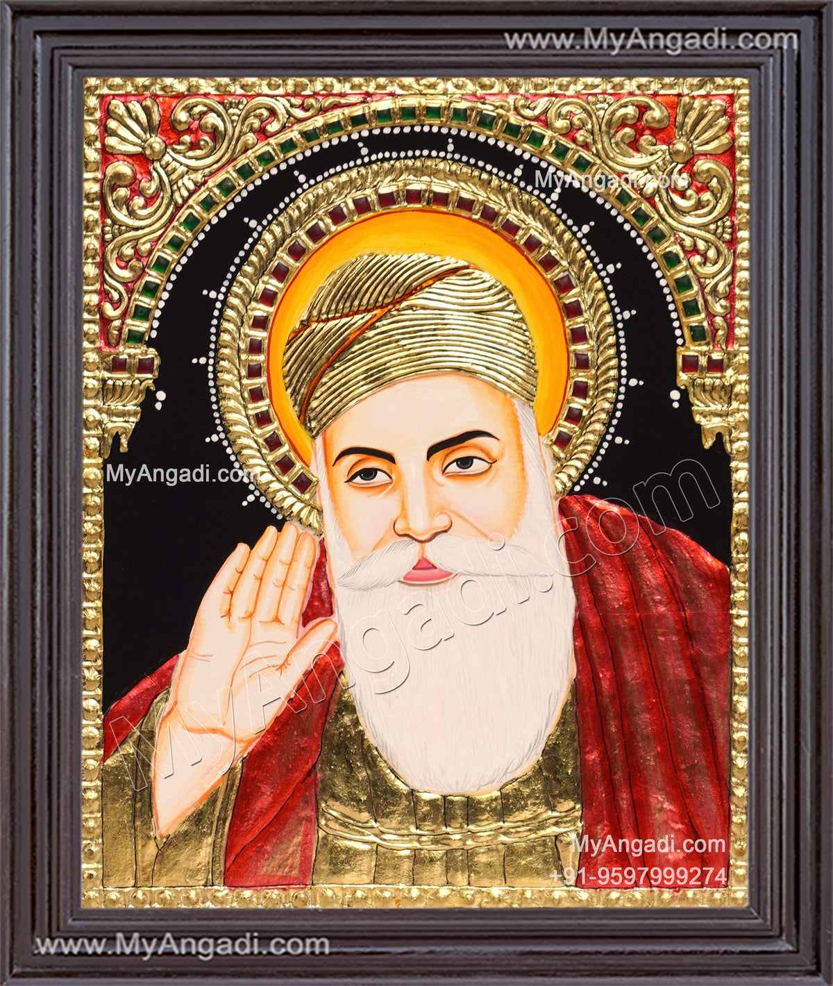 Guruji Tanjore Painting