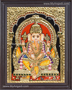 Ganesha Tanjore Painting