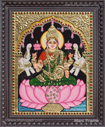 Gaja Lakshmi Tanjore Painting