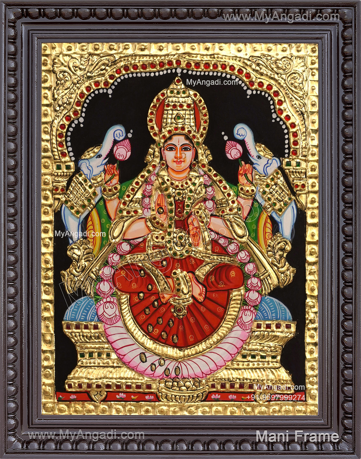 GajalakshmiTanjore Painting