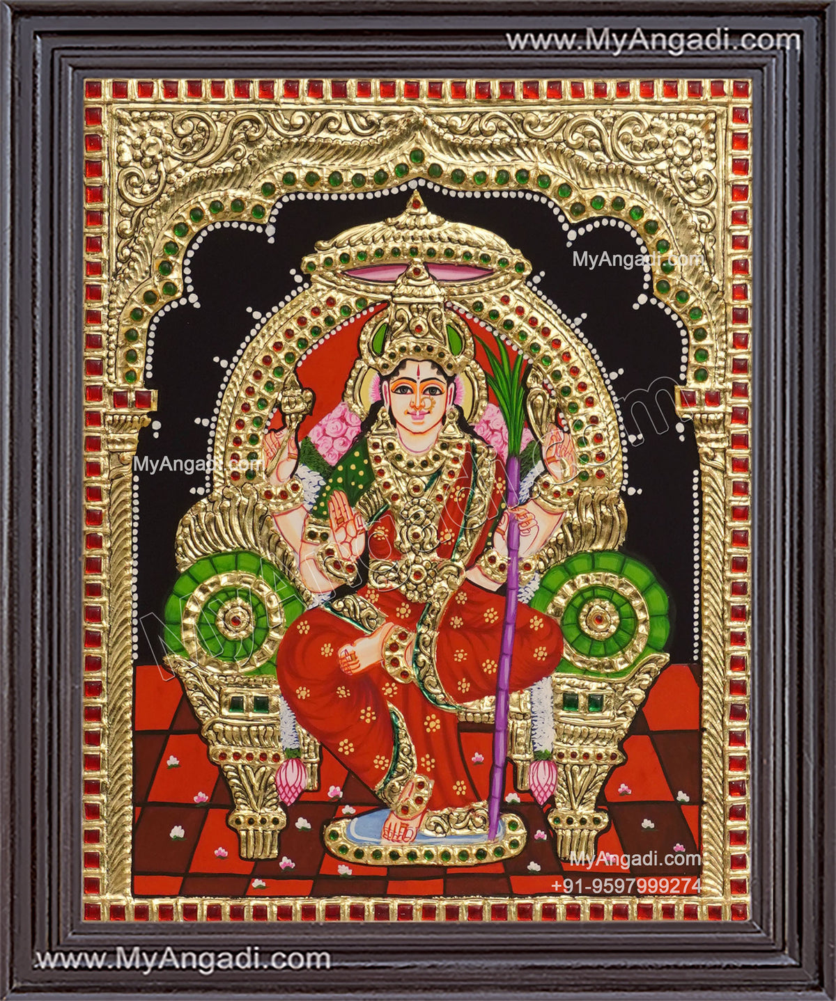 Lalitha Devi Tanjore Painting