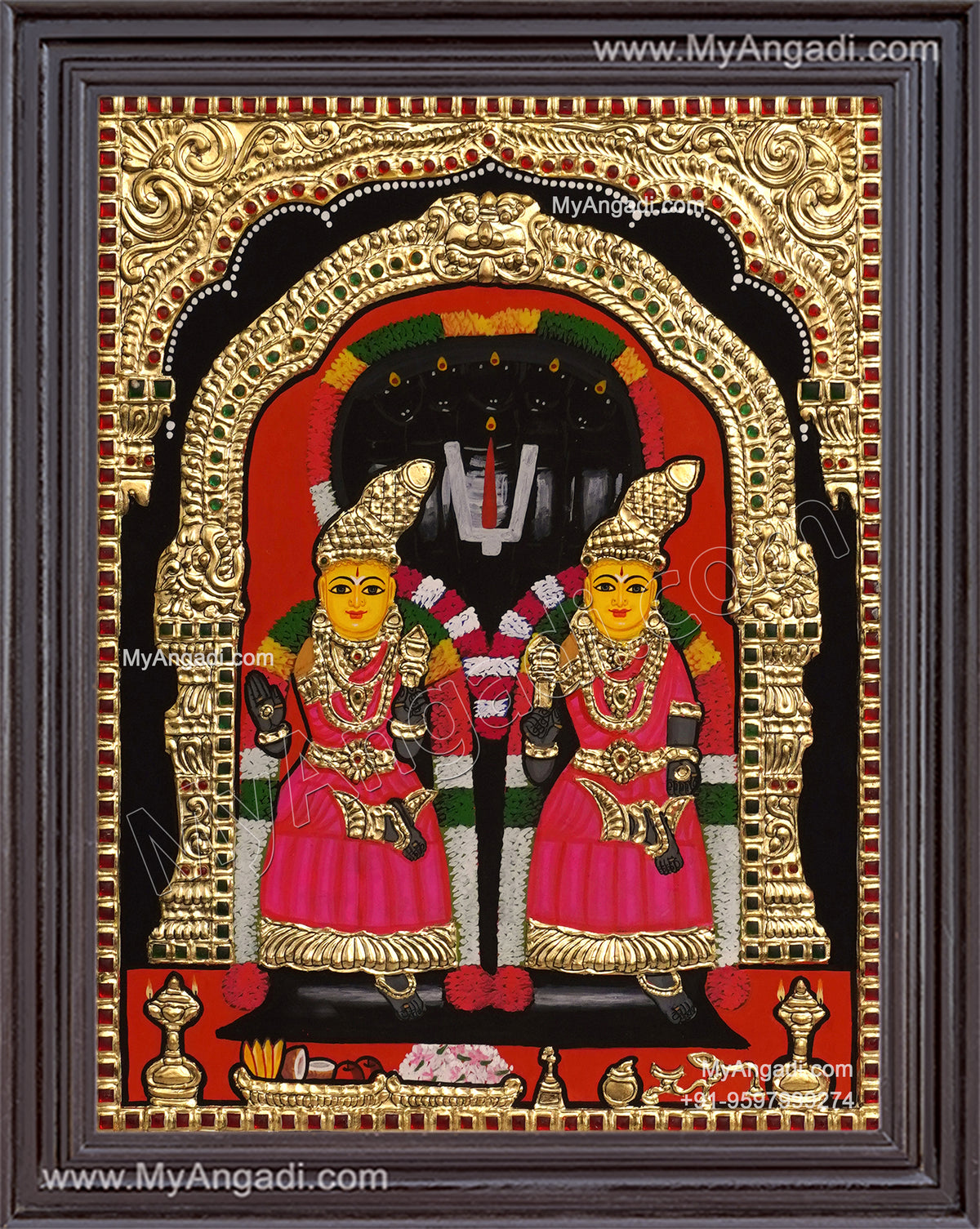 Sri Balayamman Tanjore Painting