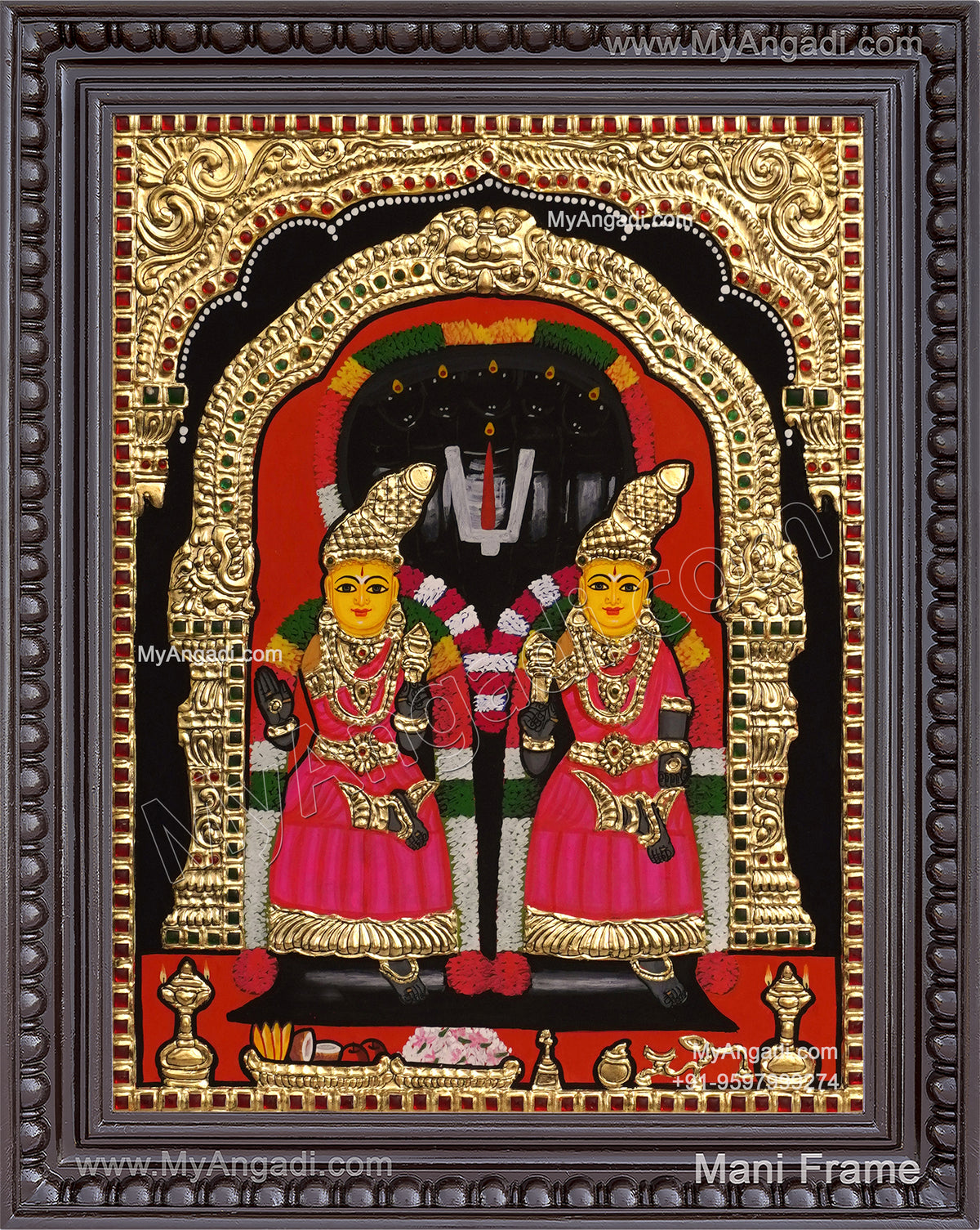 Sri Balayamman Tanjore Painting