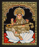 Saraswathi Tanjore Painting