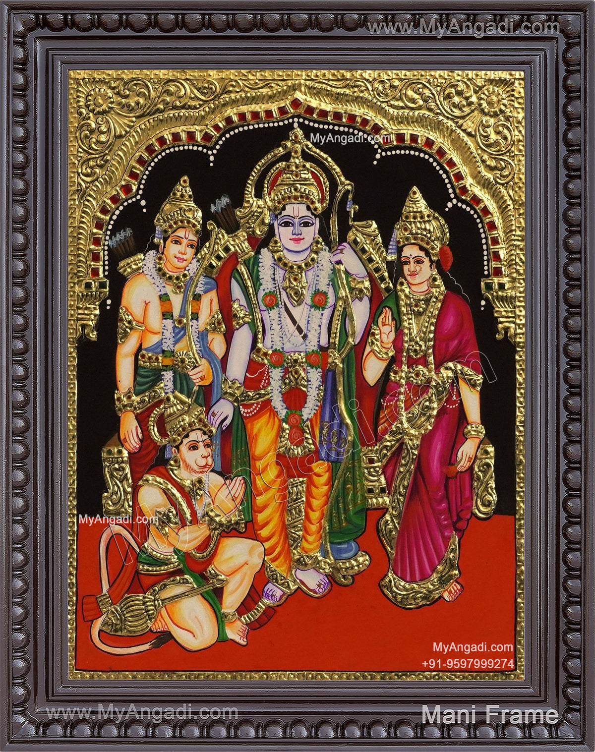 Ram Darbar Tanjore Painting
