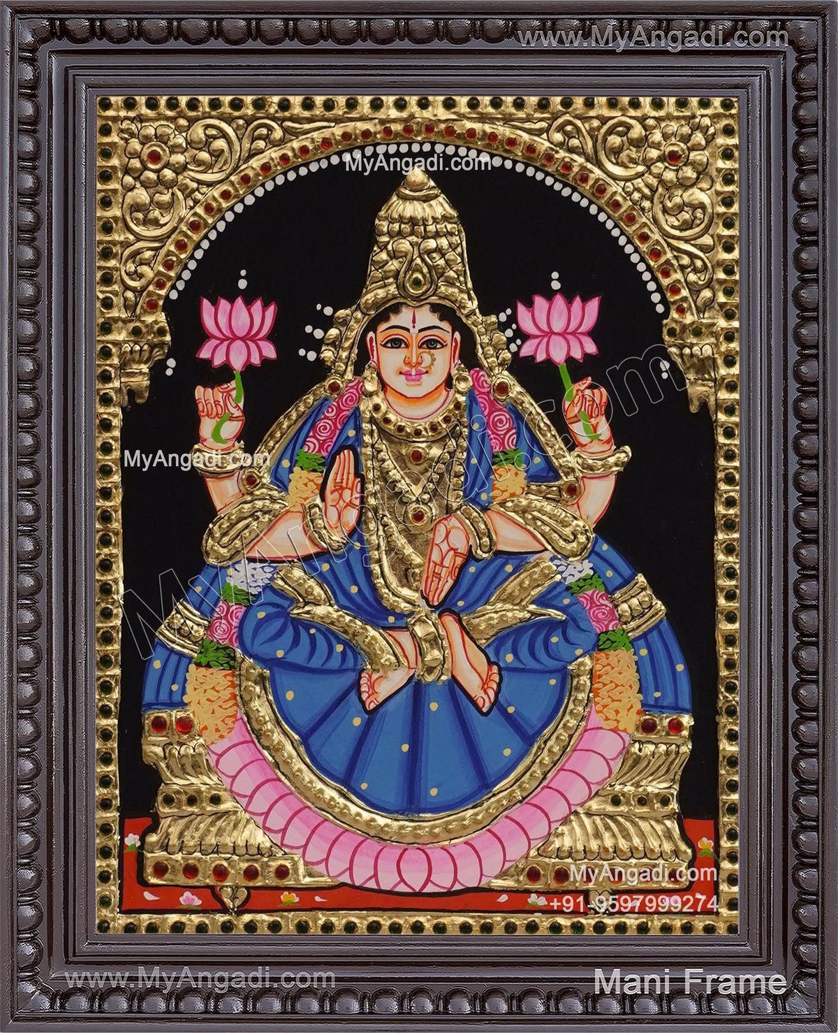 Ishwarya Lakshmi Tanjore Painting