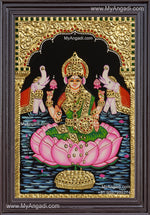 Gaja Lakshmi Tanjore Painting