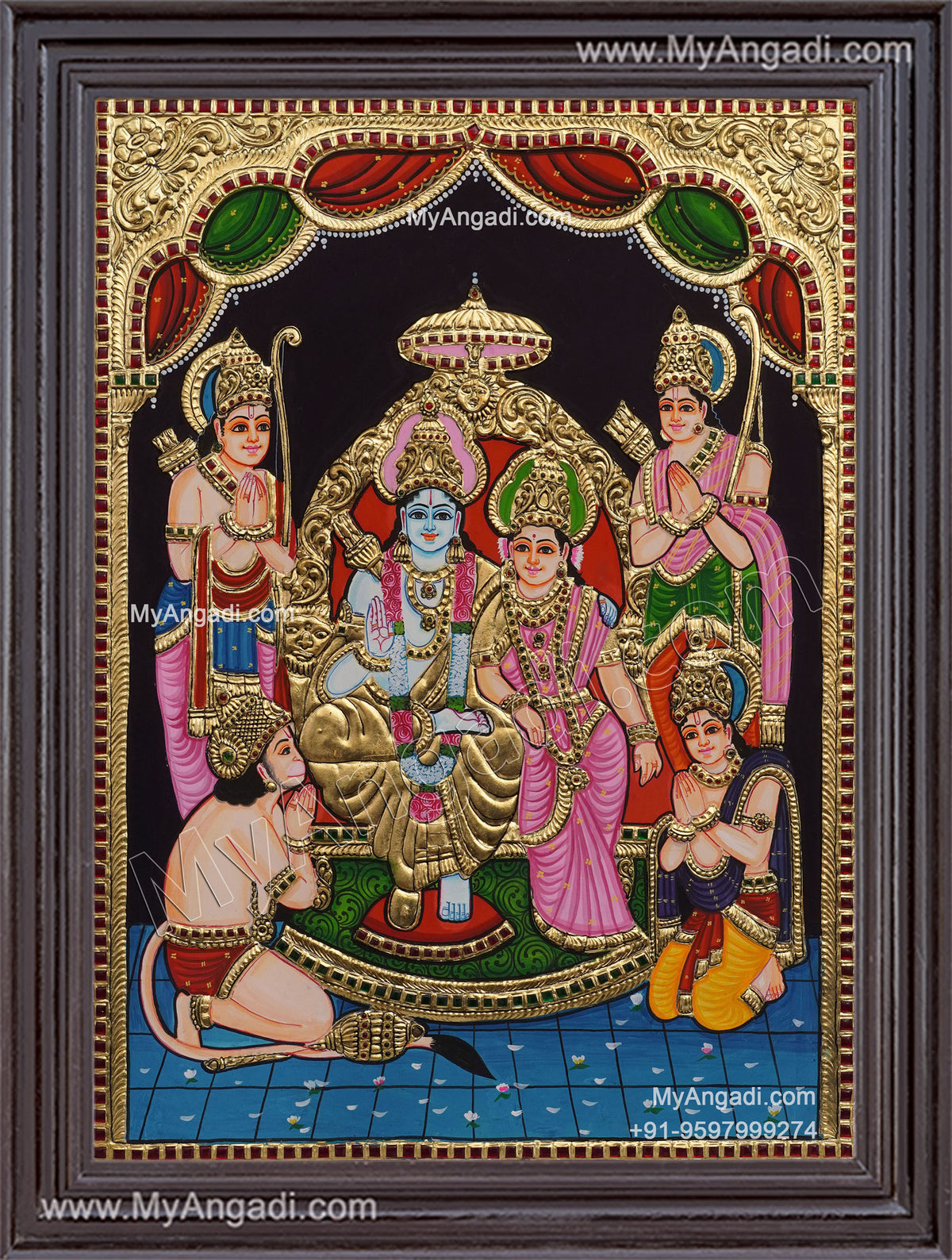 Ram Durbar Tanjore Painting