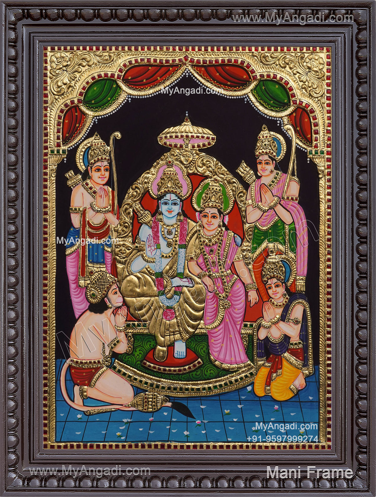 Ram Durbar Tanjore Painting