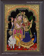 Radha Krishna Tanjore Painting