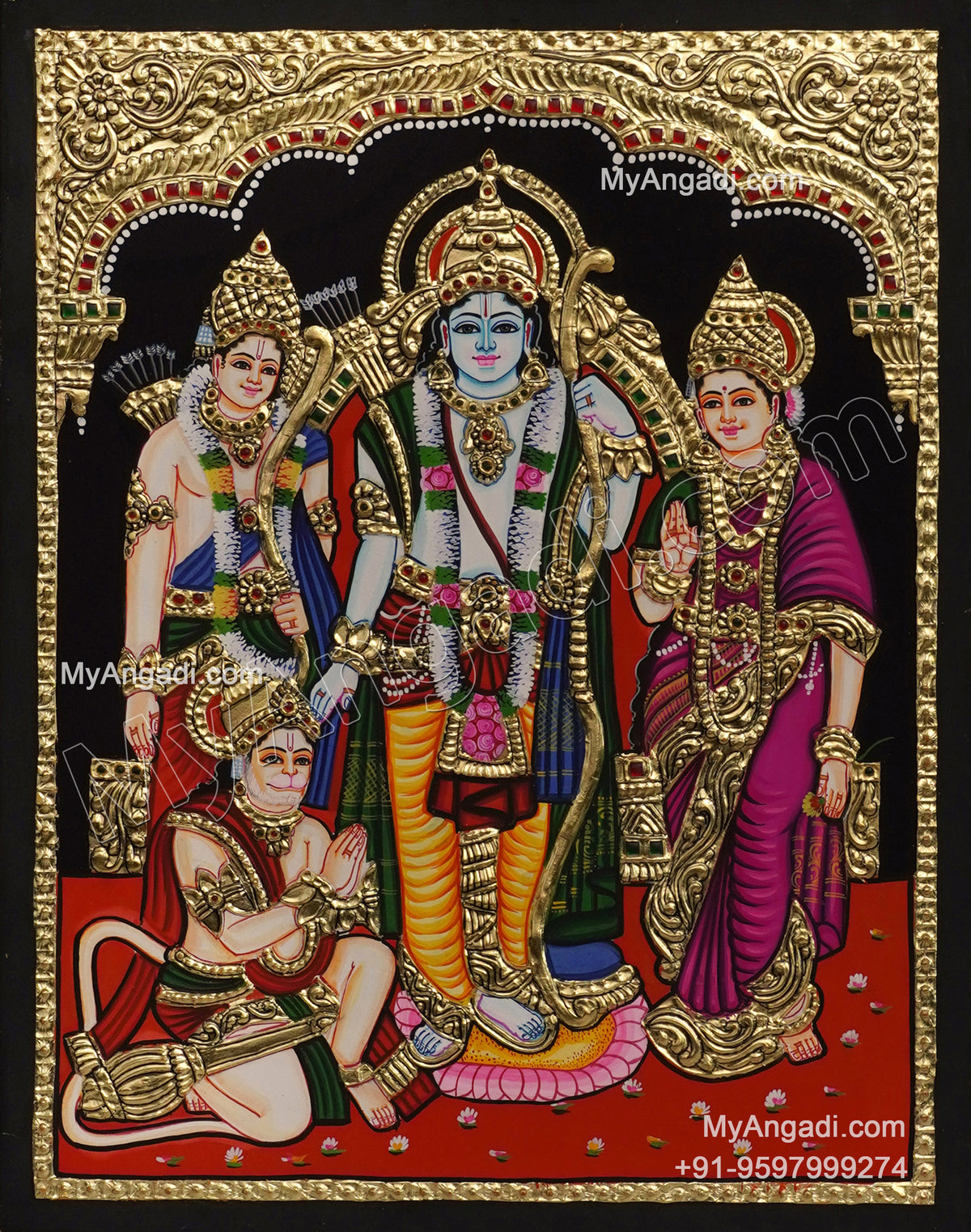 Ram Durbar Tanjore Painting