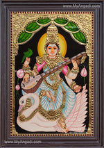 Saraswathi Tanjore Painting