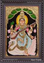 Saraswathi Tanjore Painting
